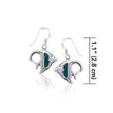 Angelfish Sterling Silver Hook Earring TE970 - Earrings